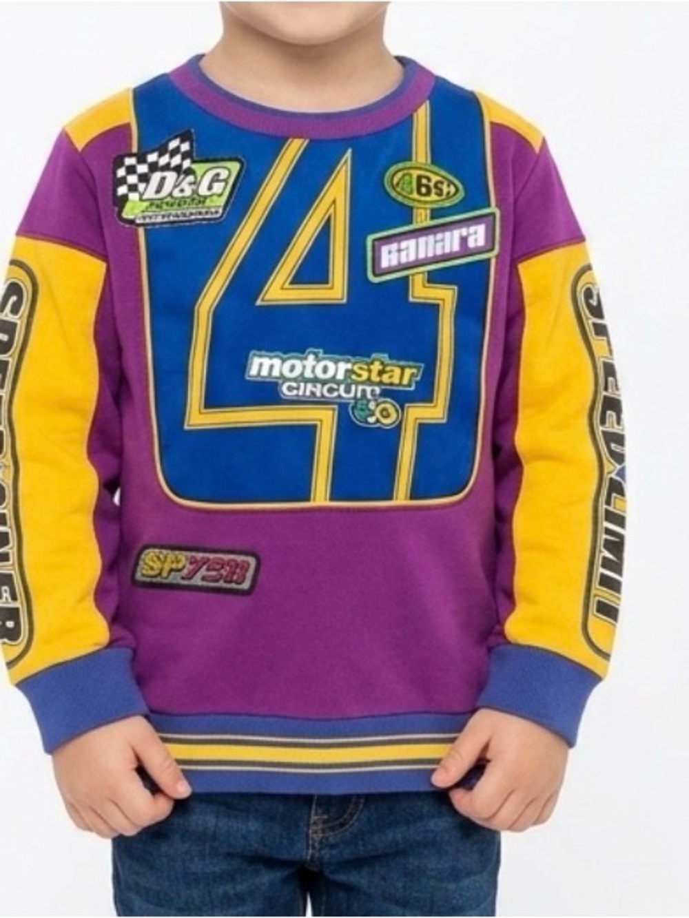 Vintage D&G Dolce & Gabbana Boys Motor Star Shirt Y2K - 4